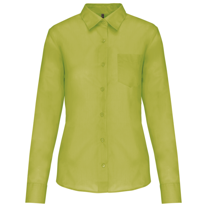 Chemise femme manches longues polycoton jessica kariban