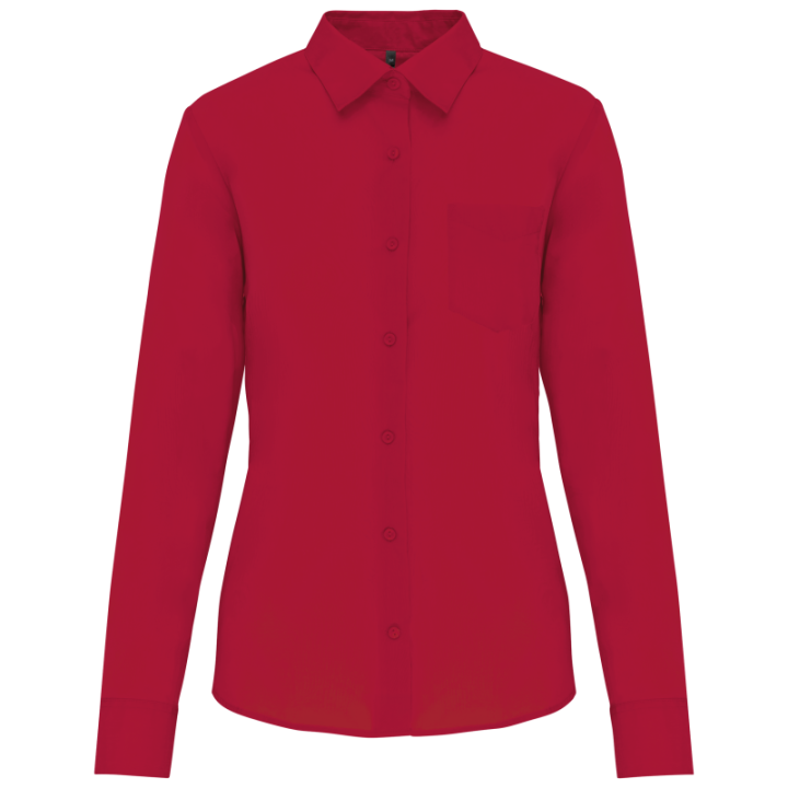 Chemise femme manches longues polycoton jessica kariban