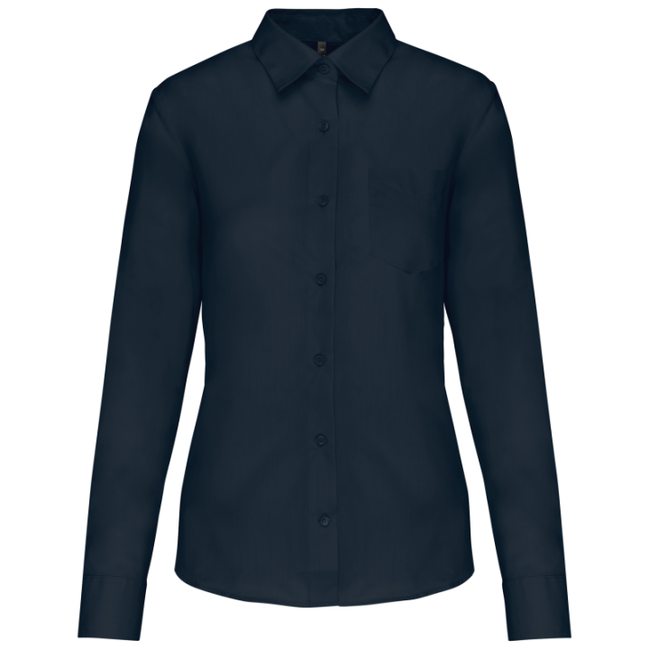 Chemise femme manches longues polycoton jessica kariban