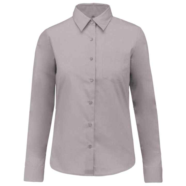 Chemise femme manches longues polycoton jessica kariban