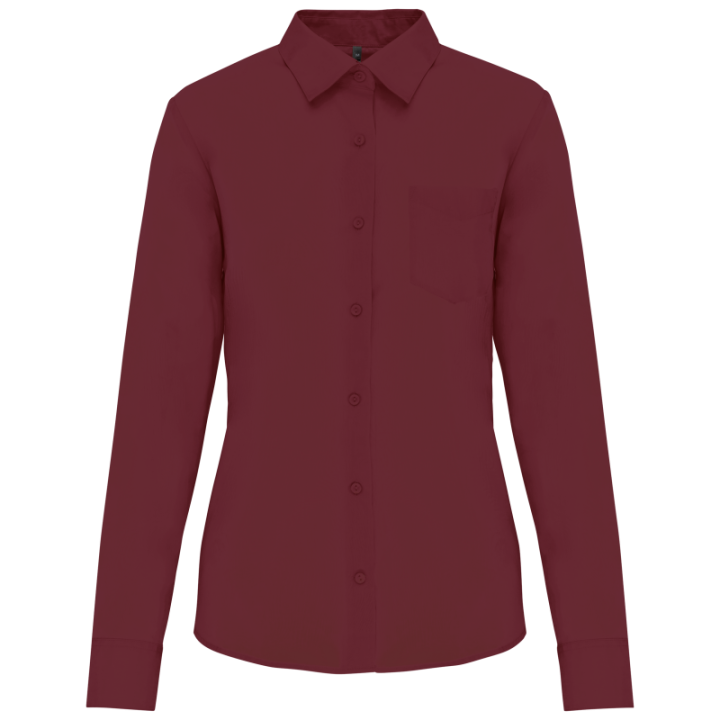 Chemise femme manches longues polycoton jessica kariban