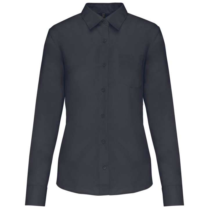 Chemise femme manches longues polycoton jessica kariban