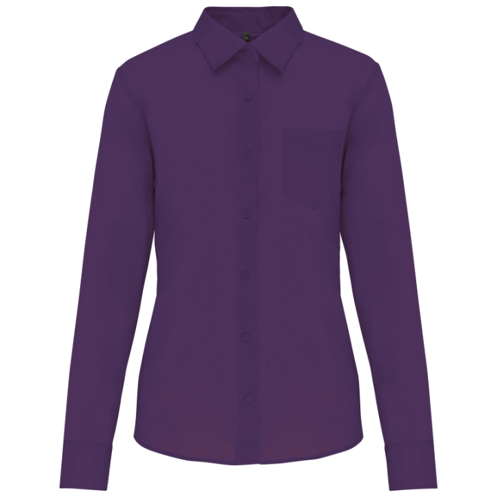 Chemise femme manches longues polycoton jessica kariban