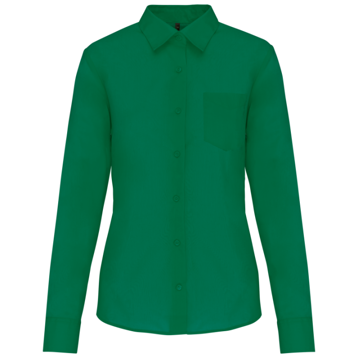 Chemise femme manches longues polycoton jessica kariban