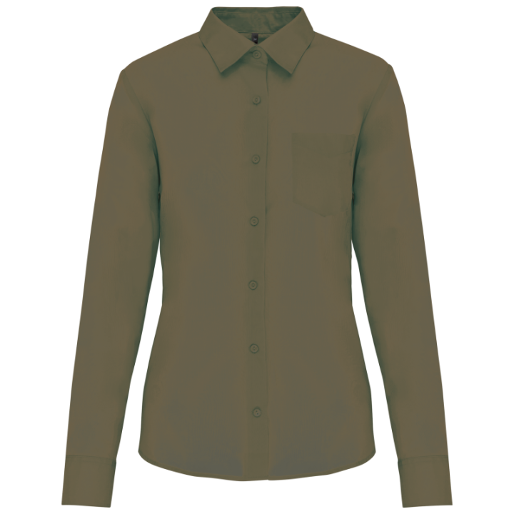 Chemise femme manches longues polycoton jessica kariban