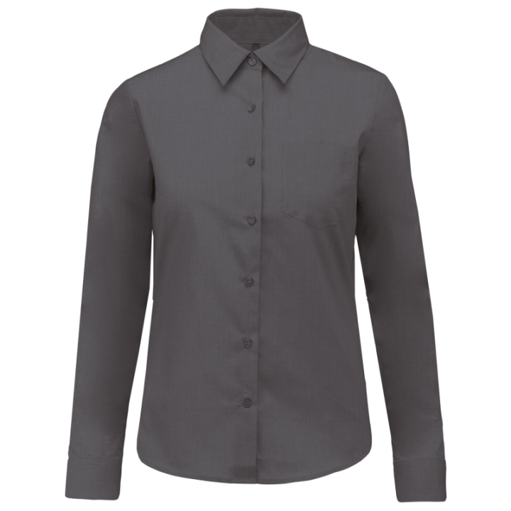 Chemise femme manches longues polycoton jessica kariban