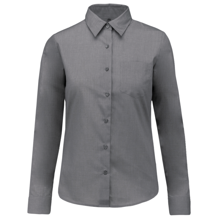 Chemise femme manches longues polycoton jessica kariban