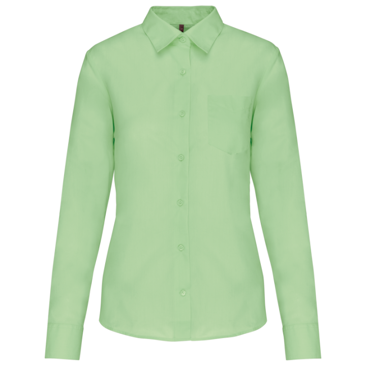 Chemise femme manches longues polycoton jessica kariban