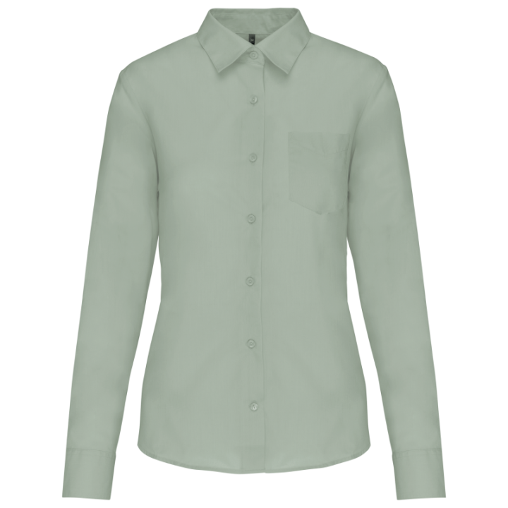 Chemise femme manches longues polycoton jessica kariban