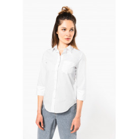 Chemise femme manches 3/4