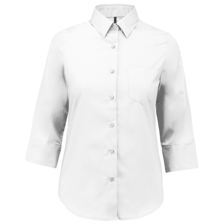 Chemise femme manches 3/4