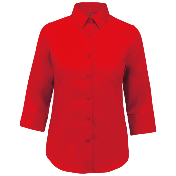 Chemise femme manches 3/4