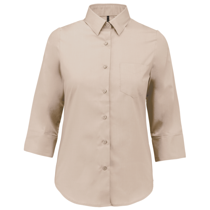 Chemise femme manches 3/4