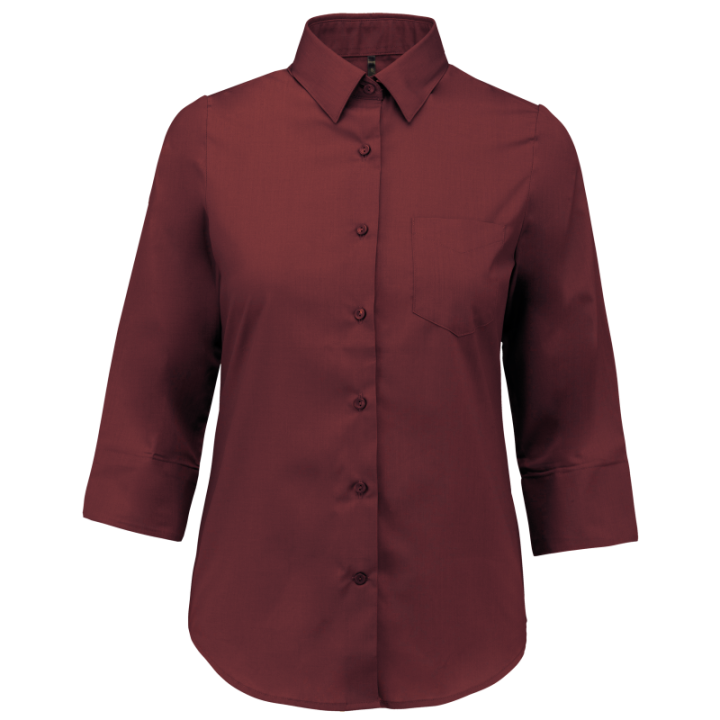 Chemise femme manches 3/4
