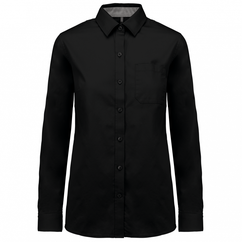 Chemise coton Nevada manches longues femme
