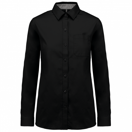 Chemise coton Nevada manches longues femme