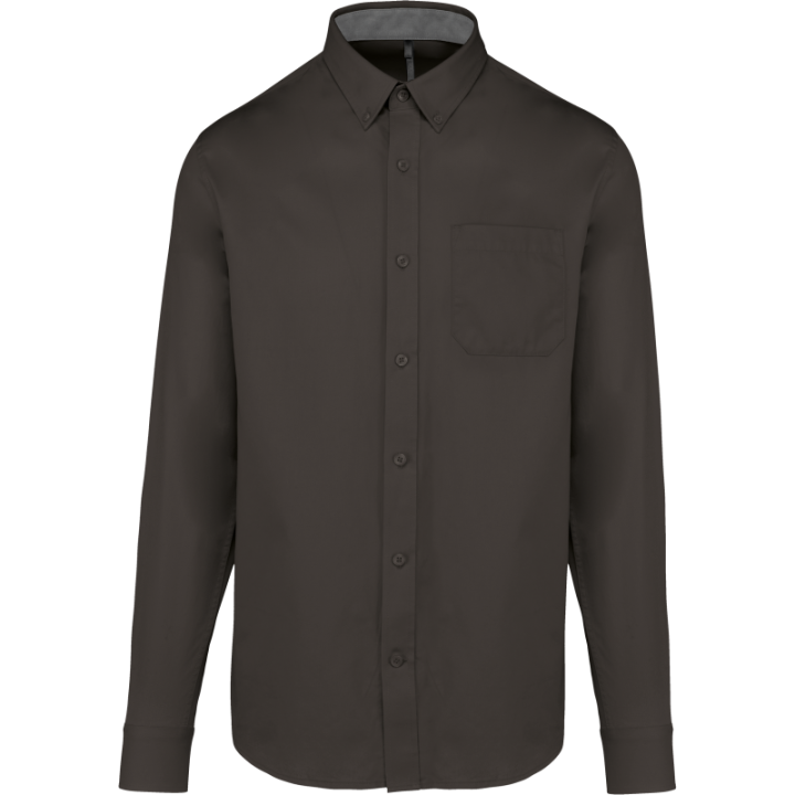 Chemise coton manches longues Nevada homme