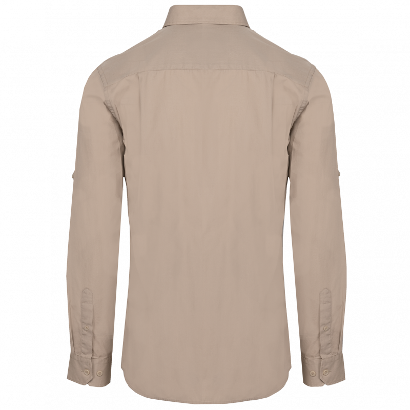 Chemise safari manches longues homme