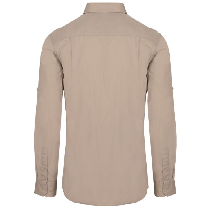 Chemise safari manches longues homme