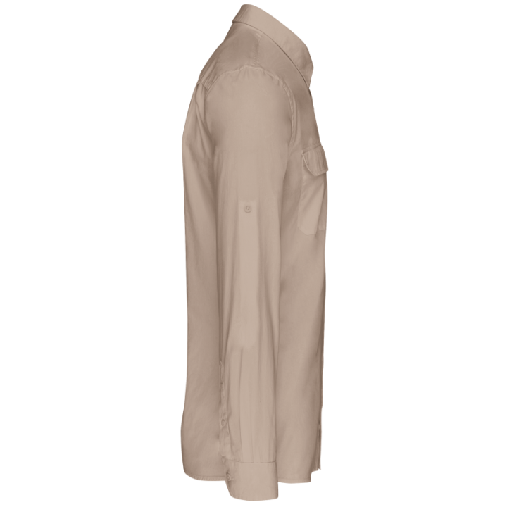 Chemise safari manches longues homme