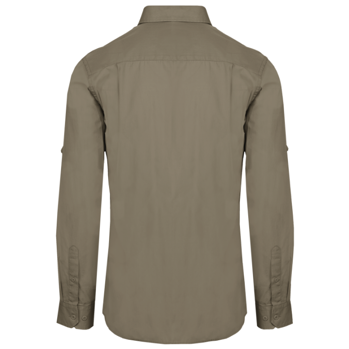 Chemise safari manches longues homme