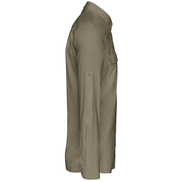 Chemise safari manches longues homme