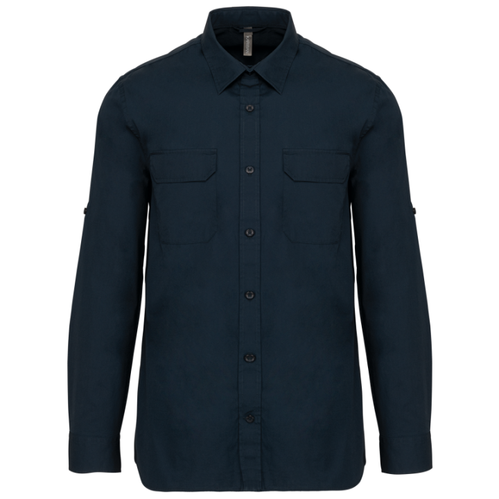 Chemise safari manches longues homme