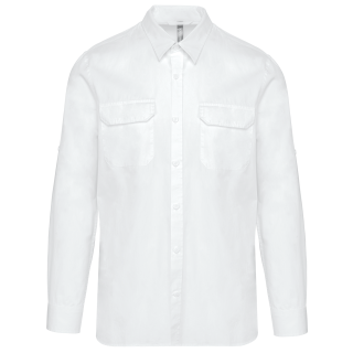 Chemise safari manches longues homme