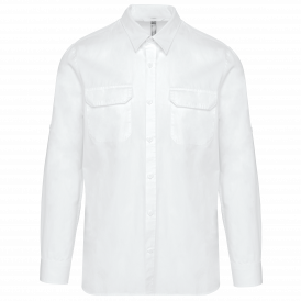 Chemise safari manches longues homme