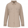 Chemise safari manches longues femme