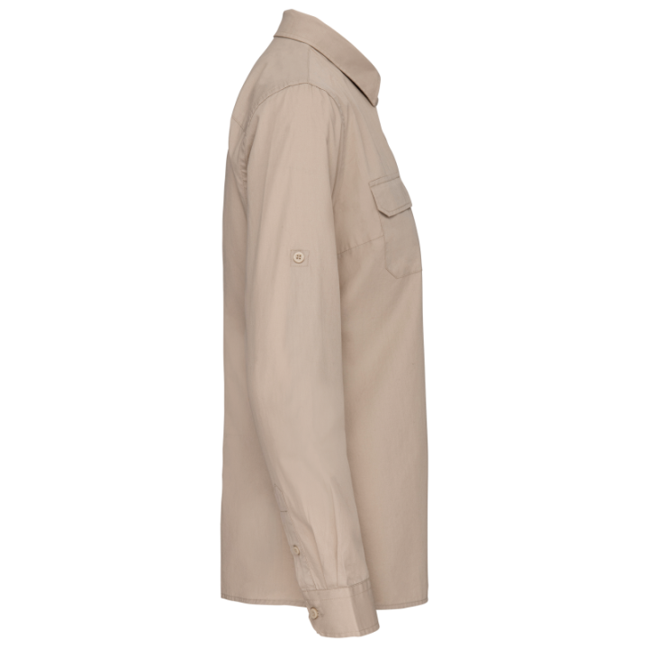 Chemise safari manches longues femme