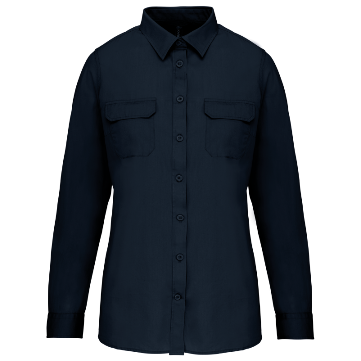 Chemise safari manches longues femme