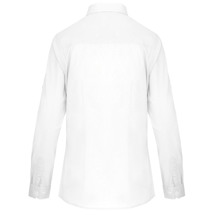 Chemise safari manches longues femme