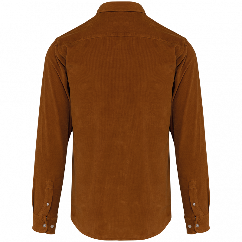 Chemise manches longues en velours homme chic et urbain