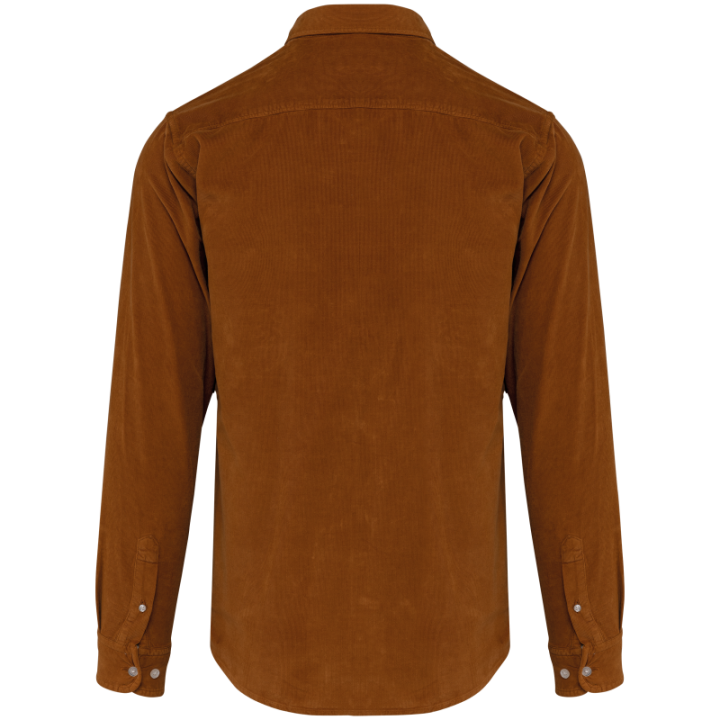 Chemise manches longues en velours homme chic et urbain