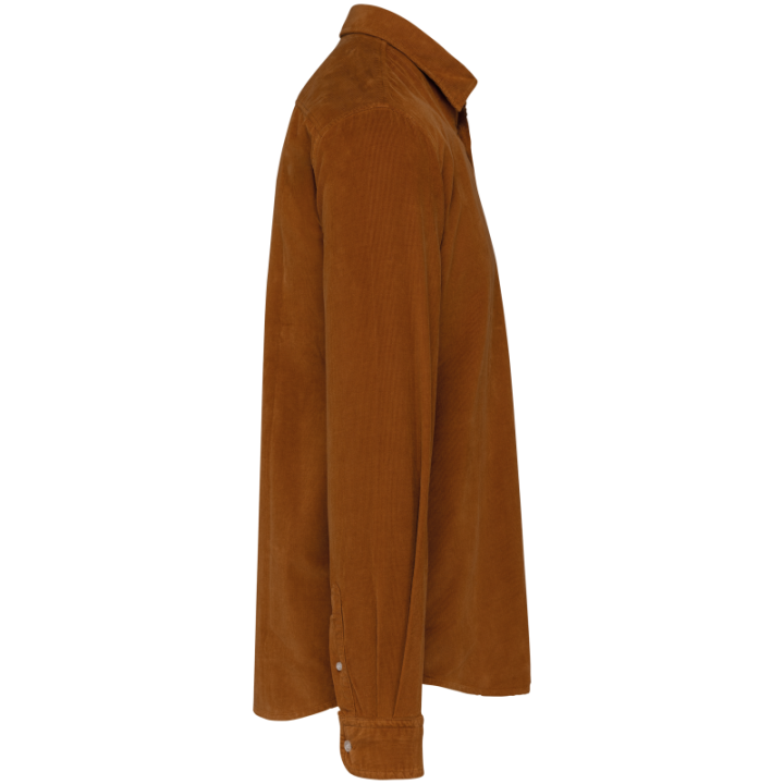 Chemise manches longues en velours homme chic et urbain