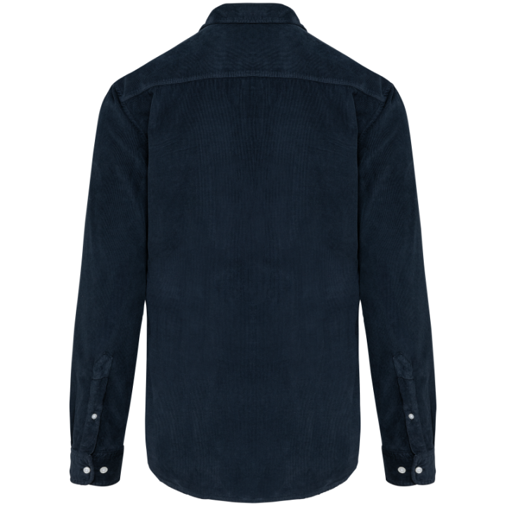 Chemise manches longues en velours homme chic et urbain
