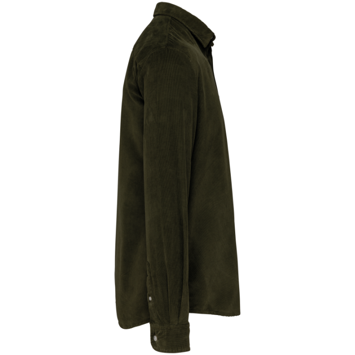 Chemise manches longues en velours homme chic et urbain
