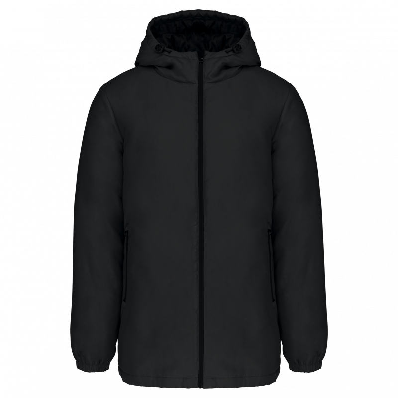 Parka en tissu recyclée avec capuche