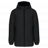 Parka en tissu recyclée avec capuche