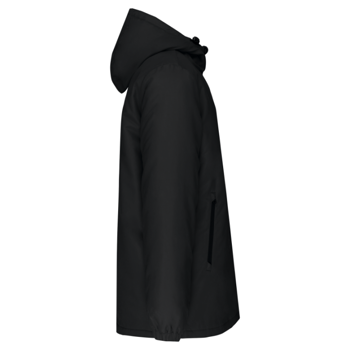 Parka en tissu recyclée avec capuche