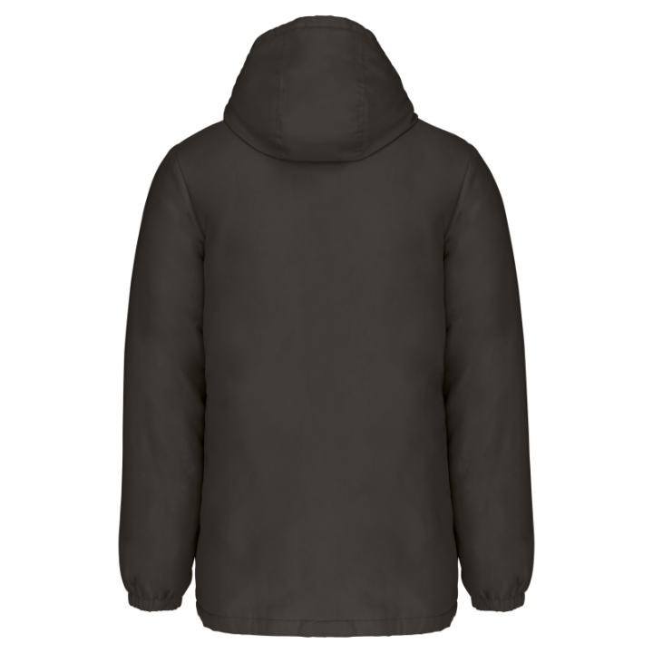 Parka en tissu recyclée avec capuche