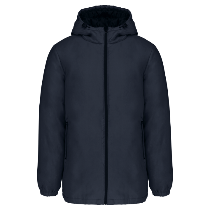 Parka en tissu recyclée avec capuche