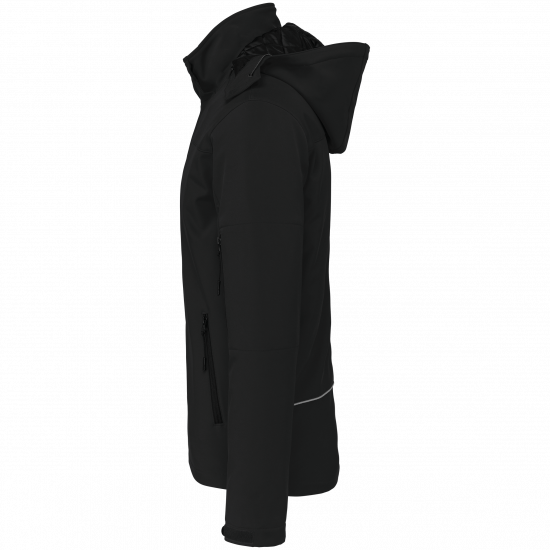 Parka softshell doublée capuche homme KARIBAN