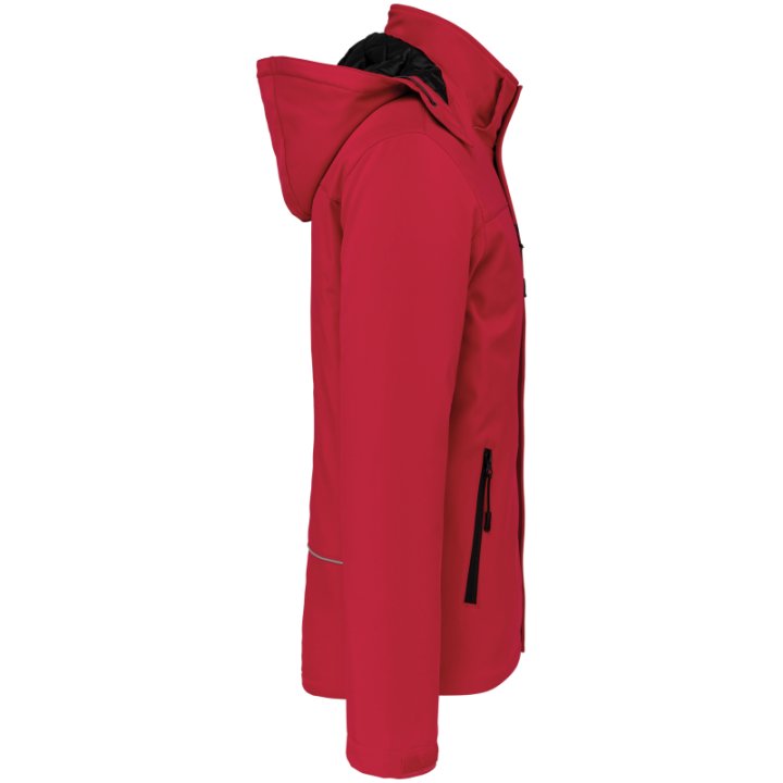 Parka softshell doublée capuche homme KARIBAN