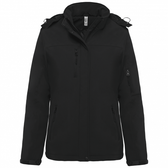 Parka softshell doublée capuche femme KARIBAN