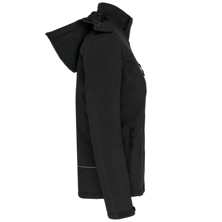 Parka softshell doublée capuche femme KARIBAN