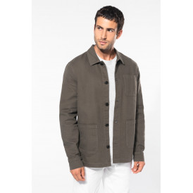 Veste worker homme effet délavé tendance vintage
