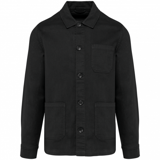 Veste worker homme effet délavé tendance vintage