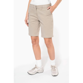 Bermuda chino femme